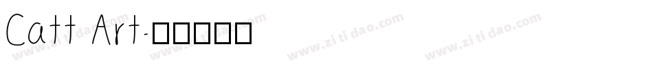 Catt Art字体转换